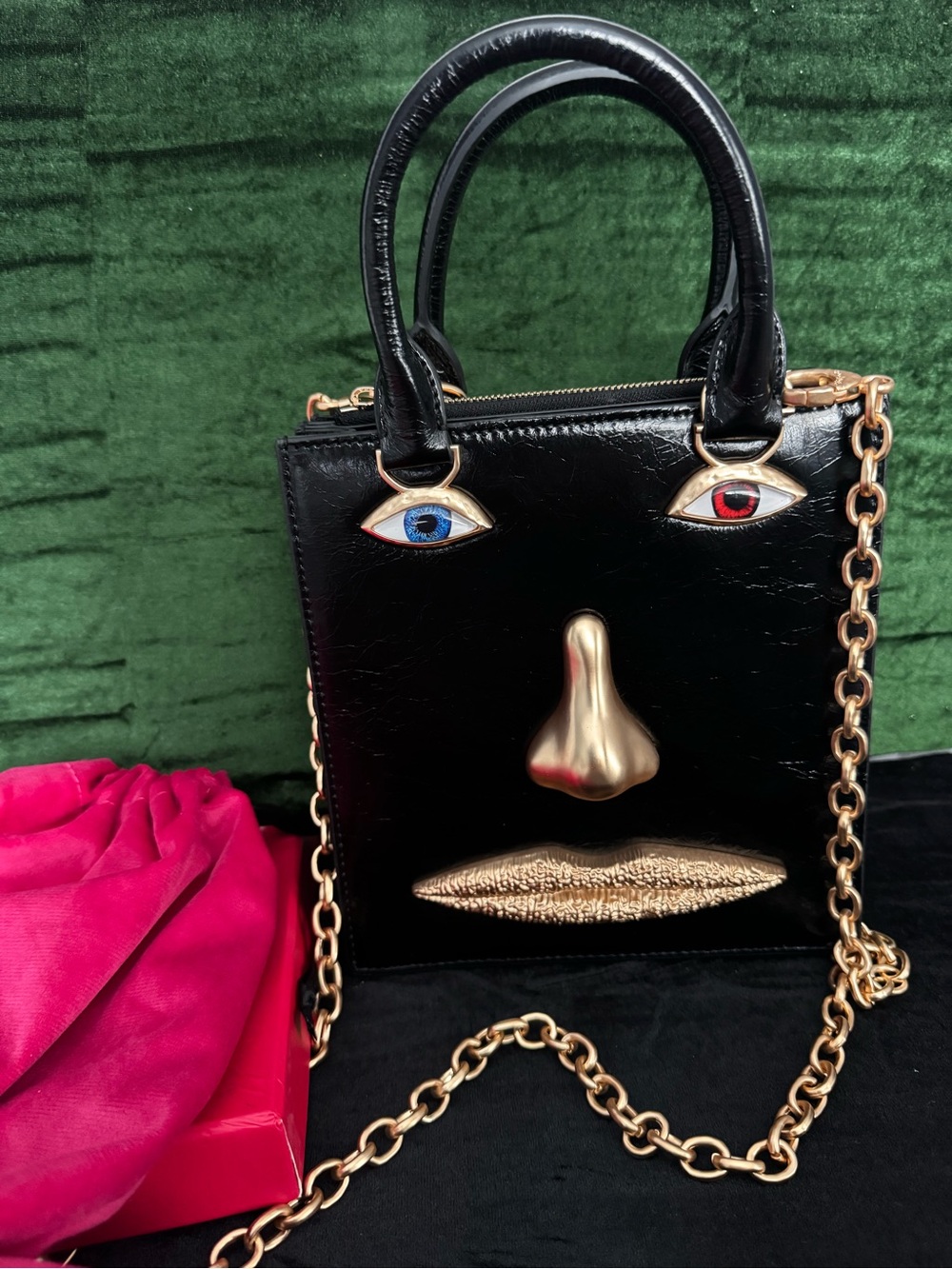 Schiaparelli inspired anatomy face Handbag - Picture 3 of 16